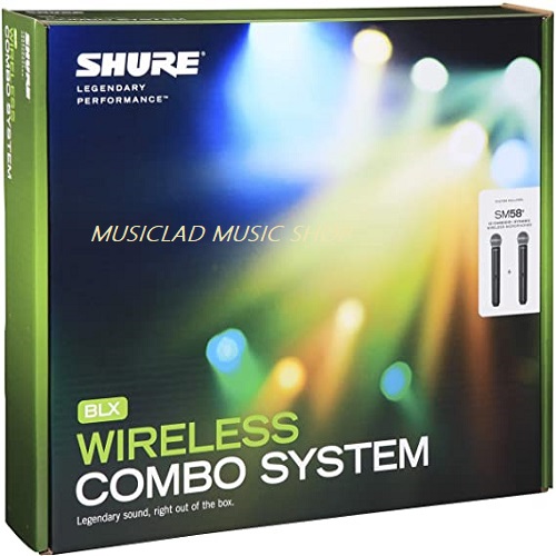 Shure BLX288/PG58 wireless microphoe 