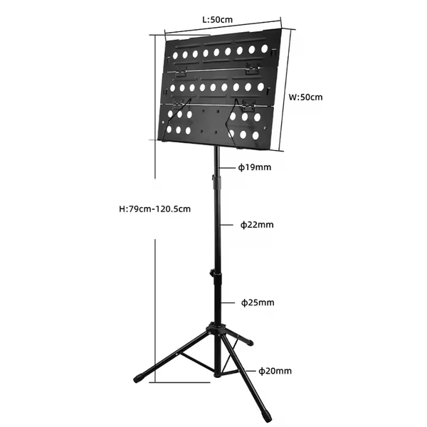 Big heavy portable foldable  music stand 