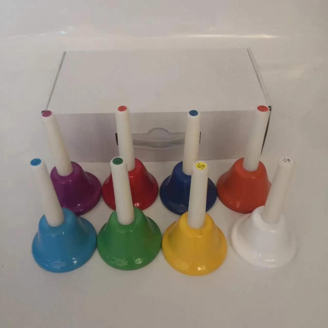 Musical Colorful Handbells 8 Notes 