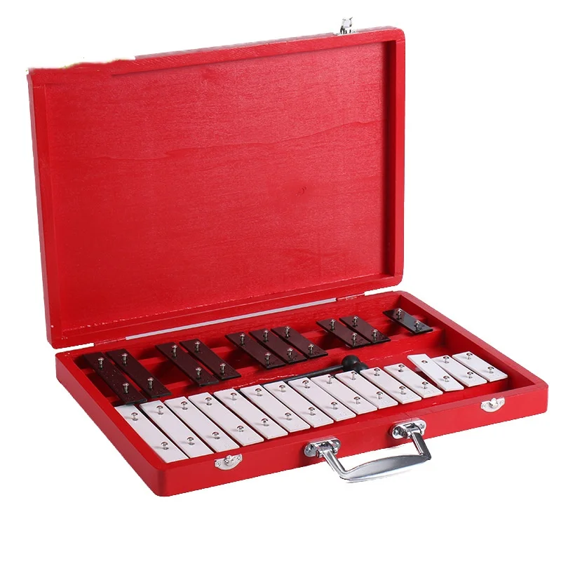 32-Note Glockenspiel / Metallophone with Carrying Case