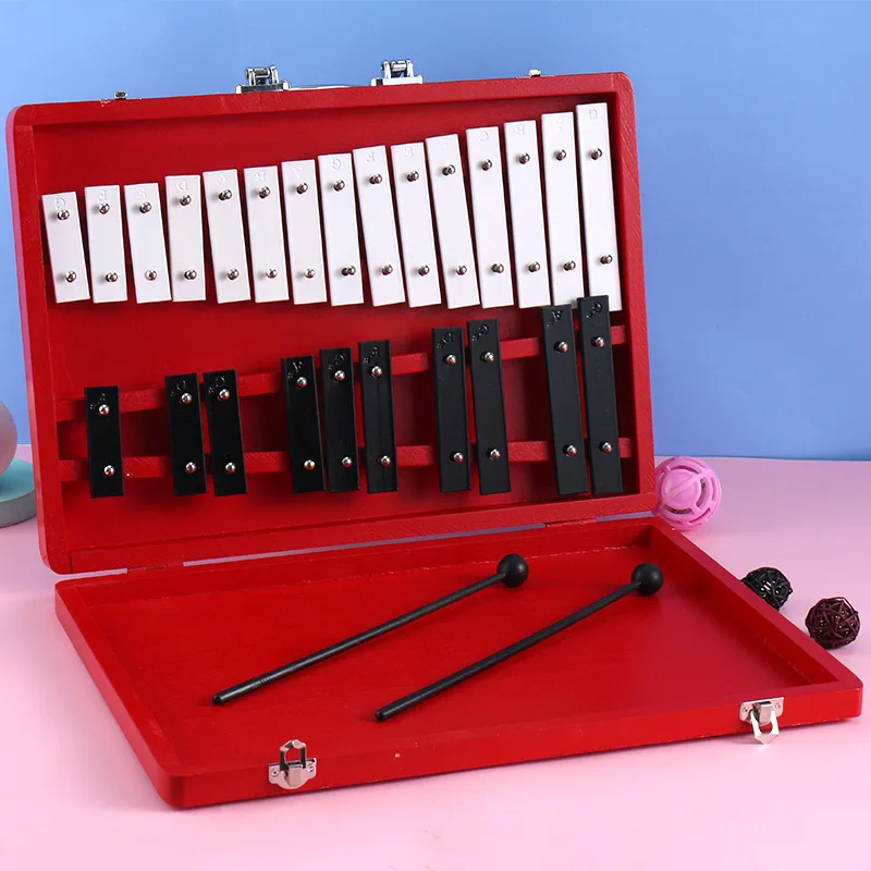 32-Note Glockenspiel / Metallophone with Carrying Case