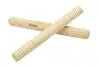 Wooden Rhythm Sticks ribbed pair 