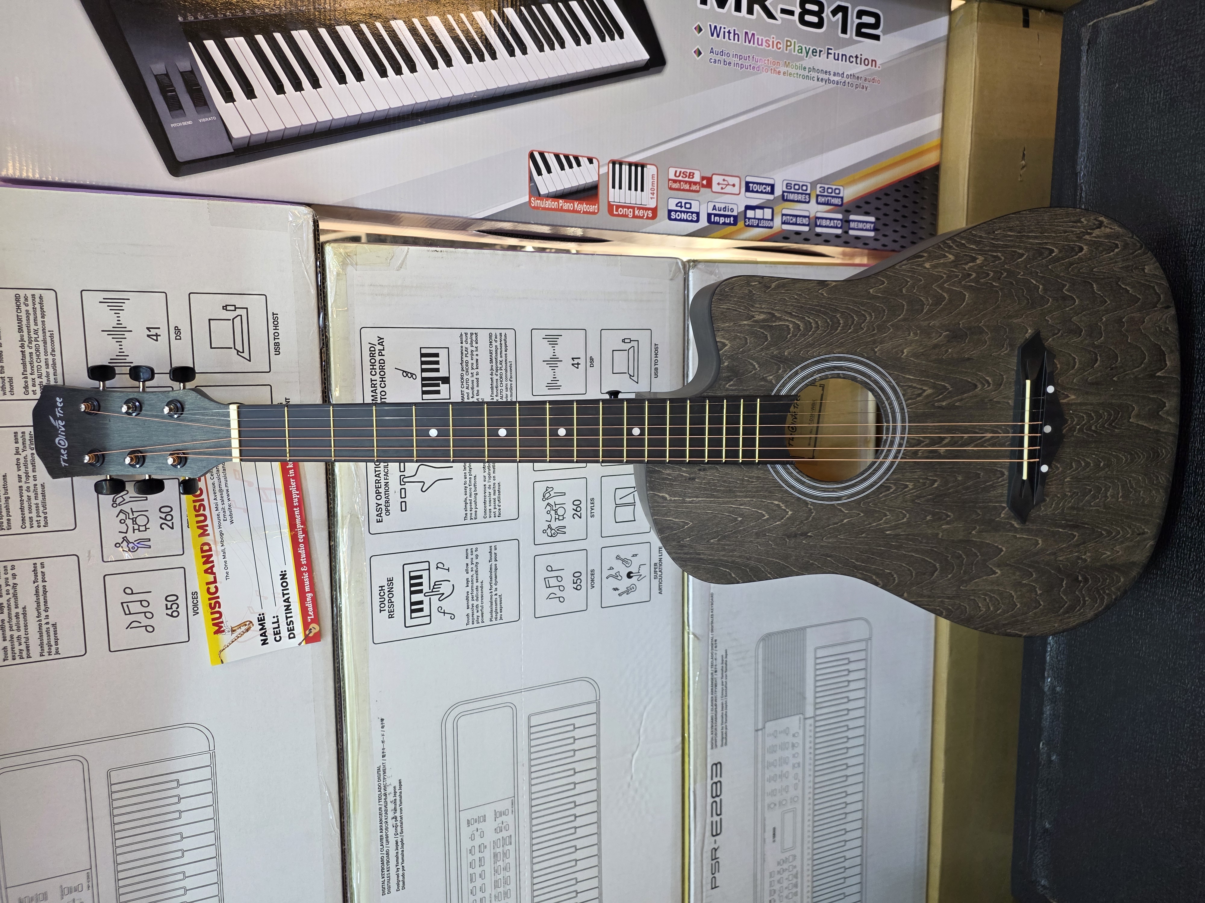 Malt acoustic guitar