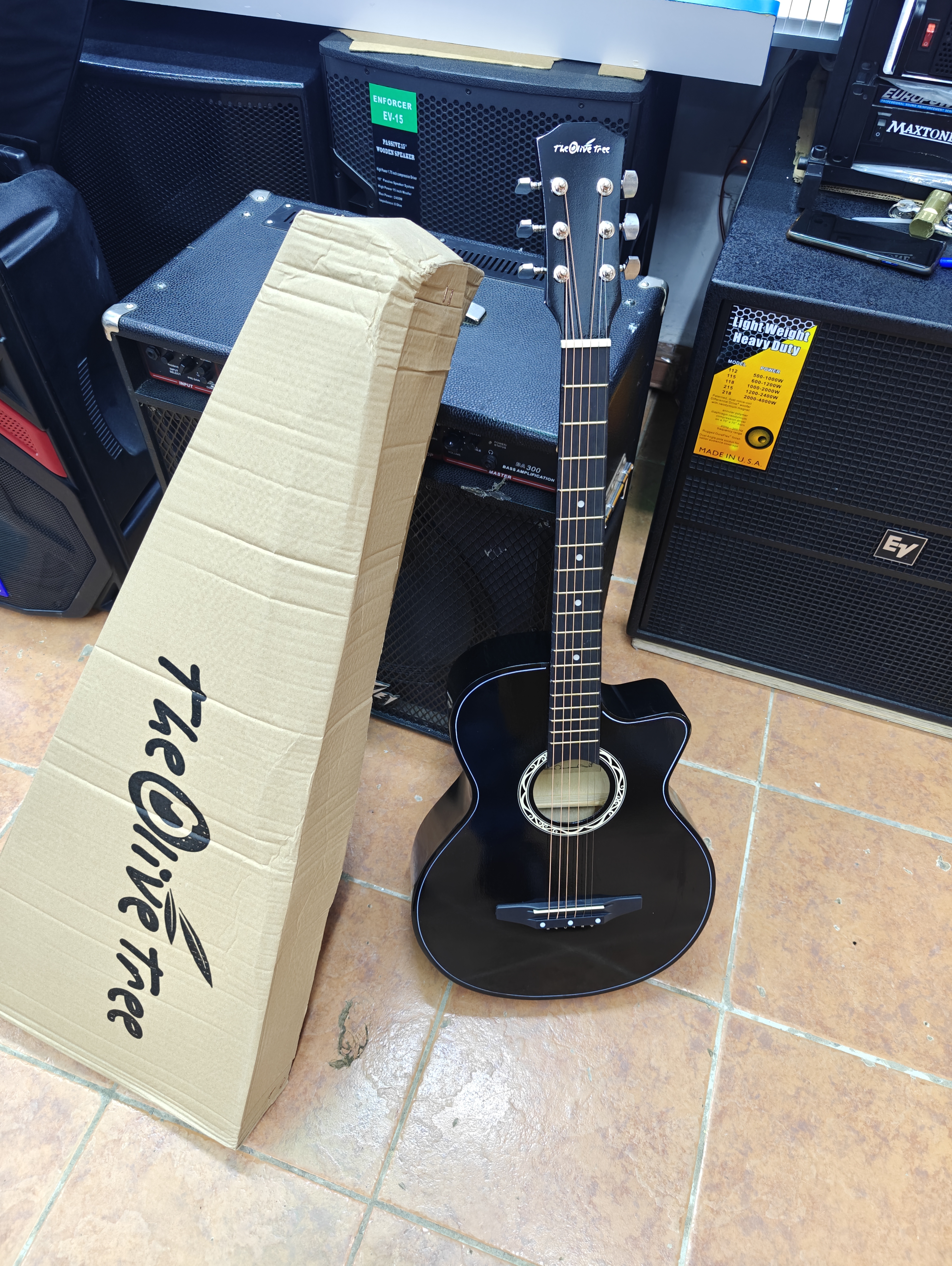 Black acoustic guitar Nairobi Black acoustic guitar Nairobi