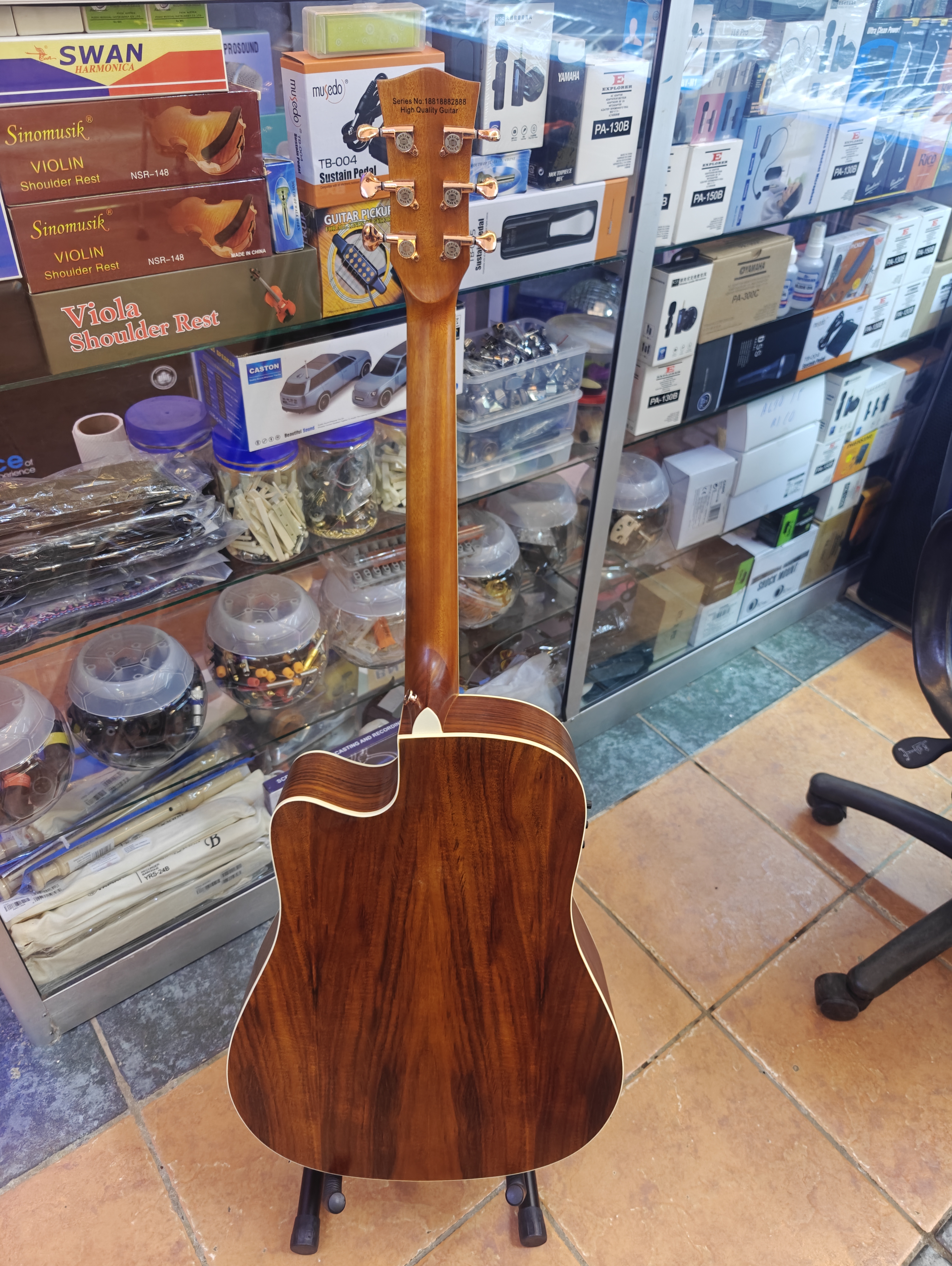 Dream Maker Premium EQ Acoustic-Electric Guitar with Built-In Preamp System