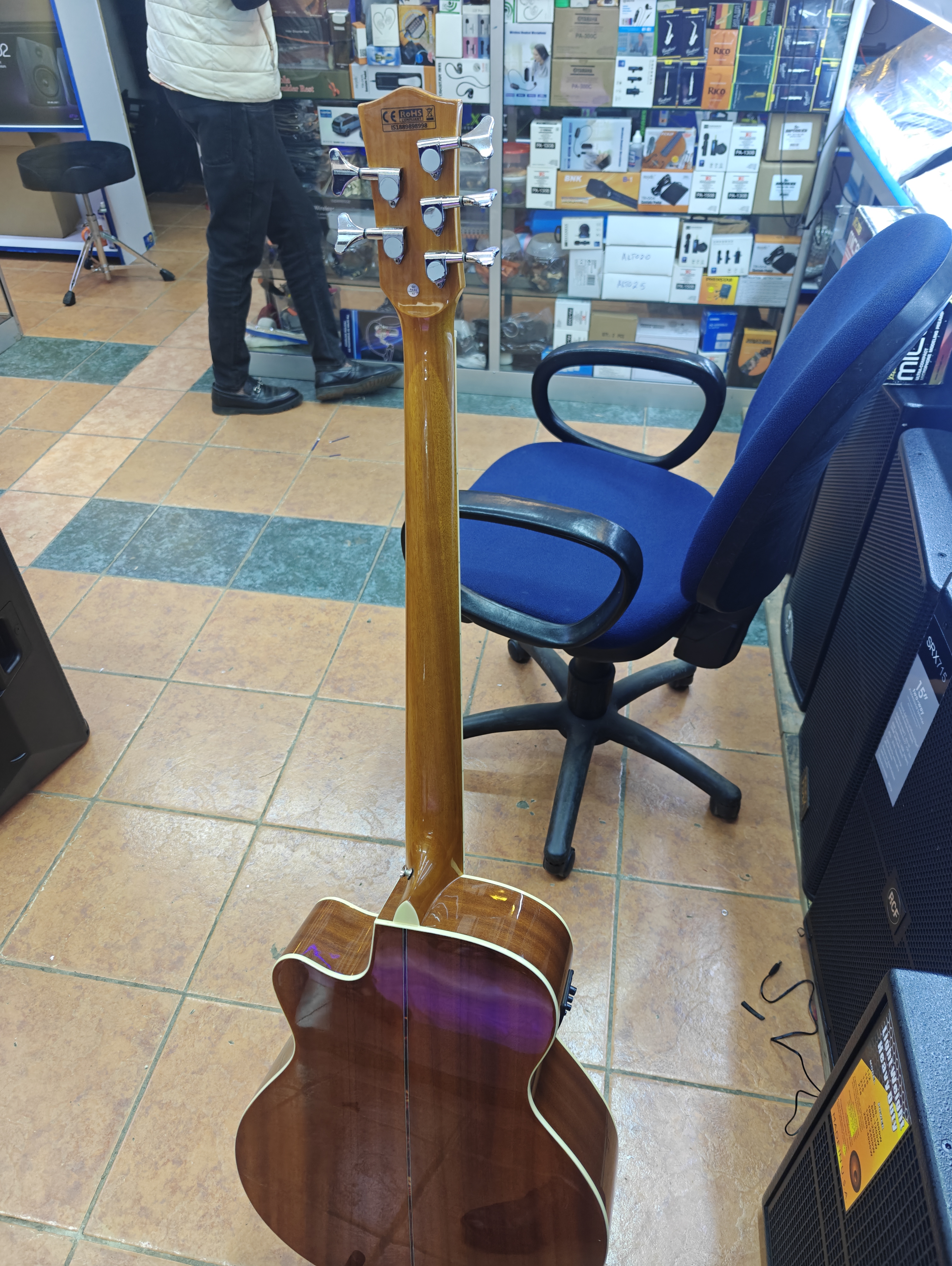5-String Acoustic Bass Guitar with Built-in EQ