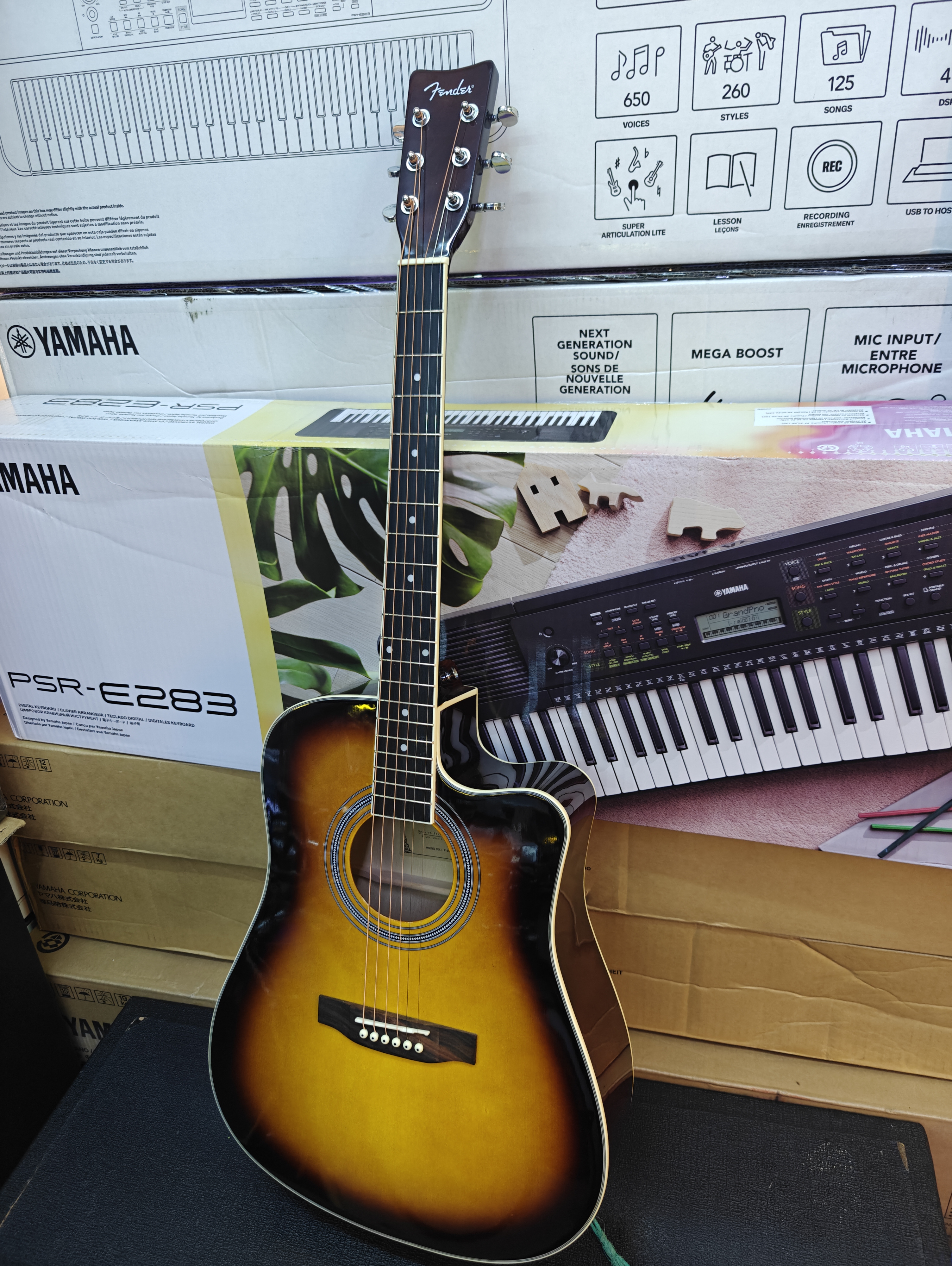 Fender semi acoustic guitar