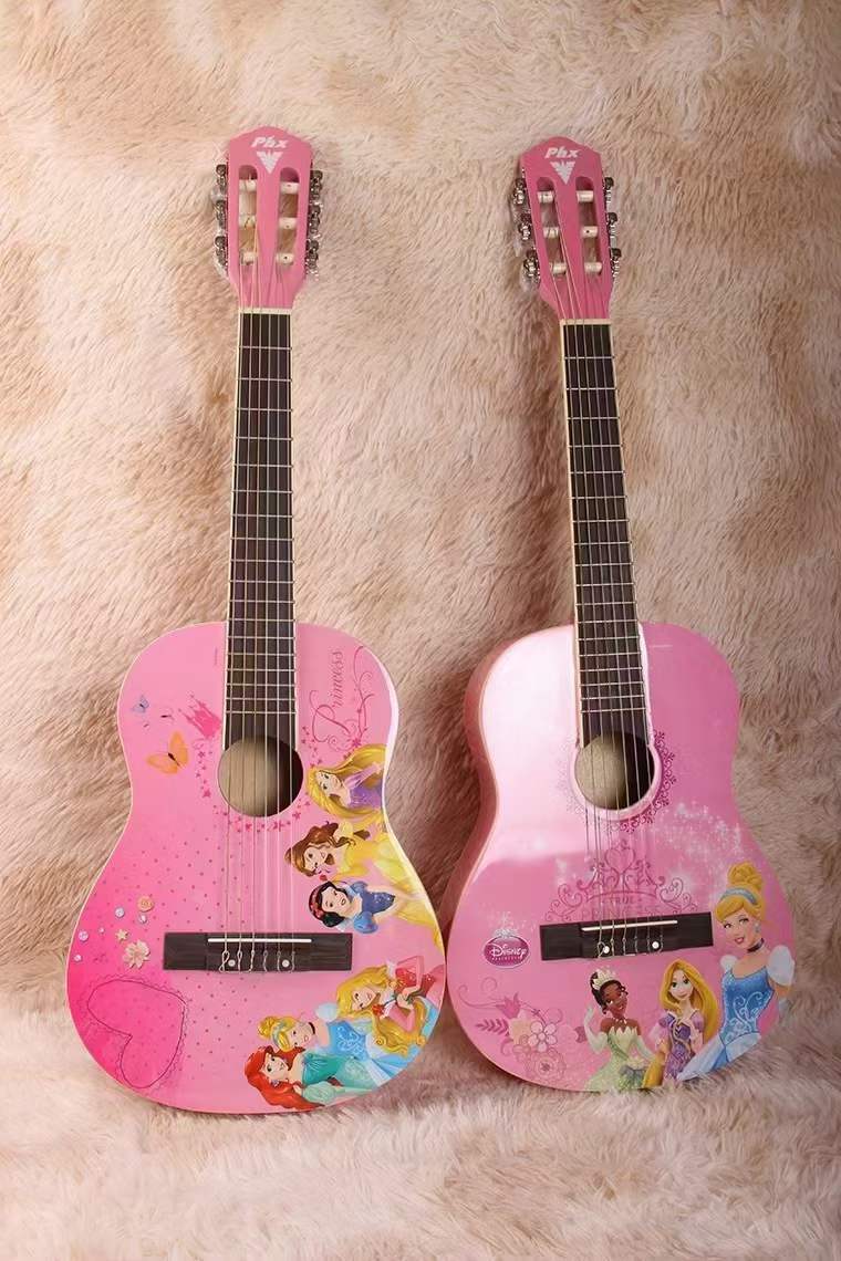 Pink princess classic guitar
