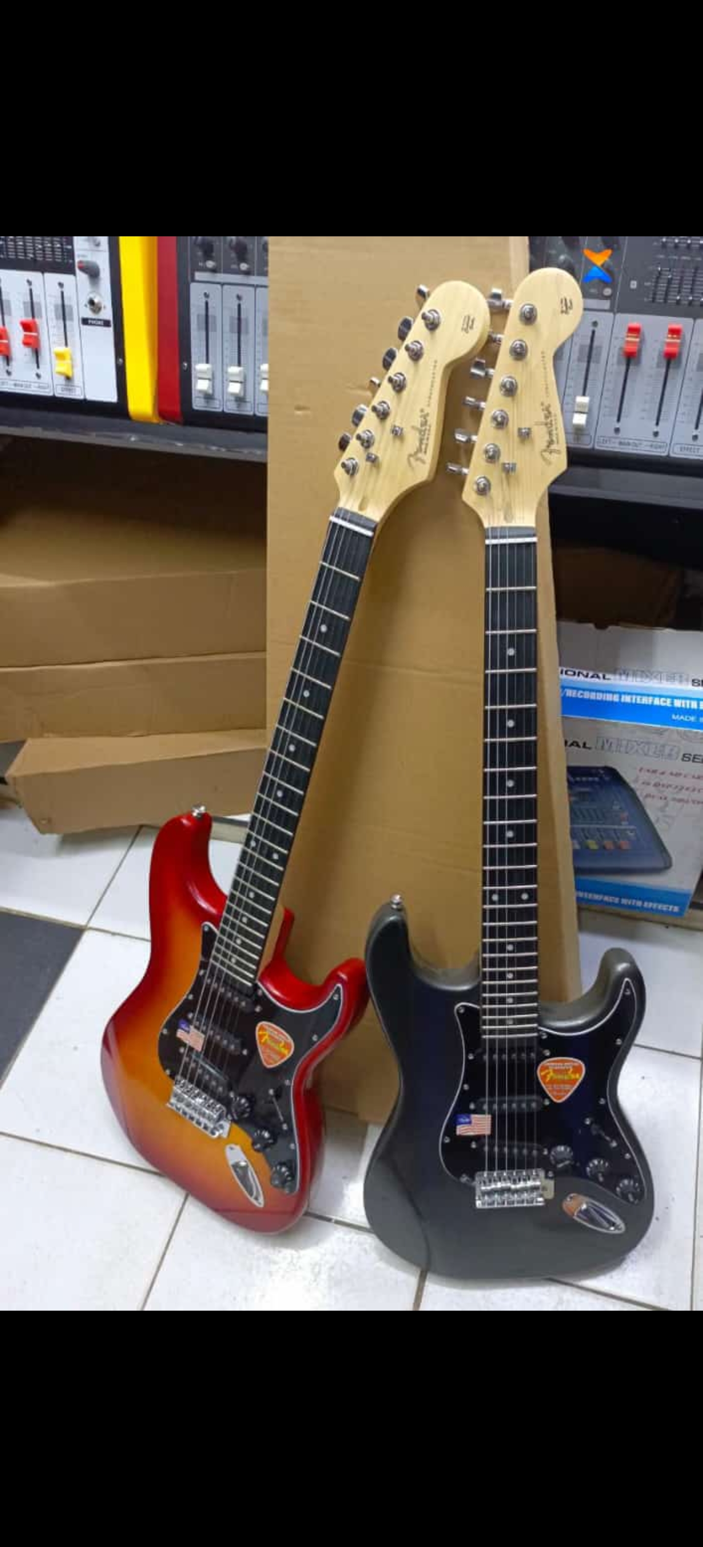 Fender electric guitar student