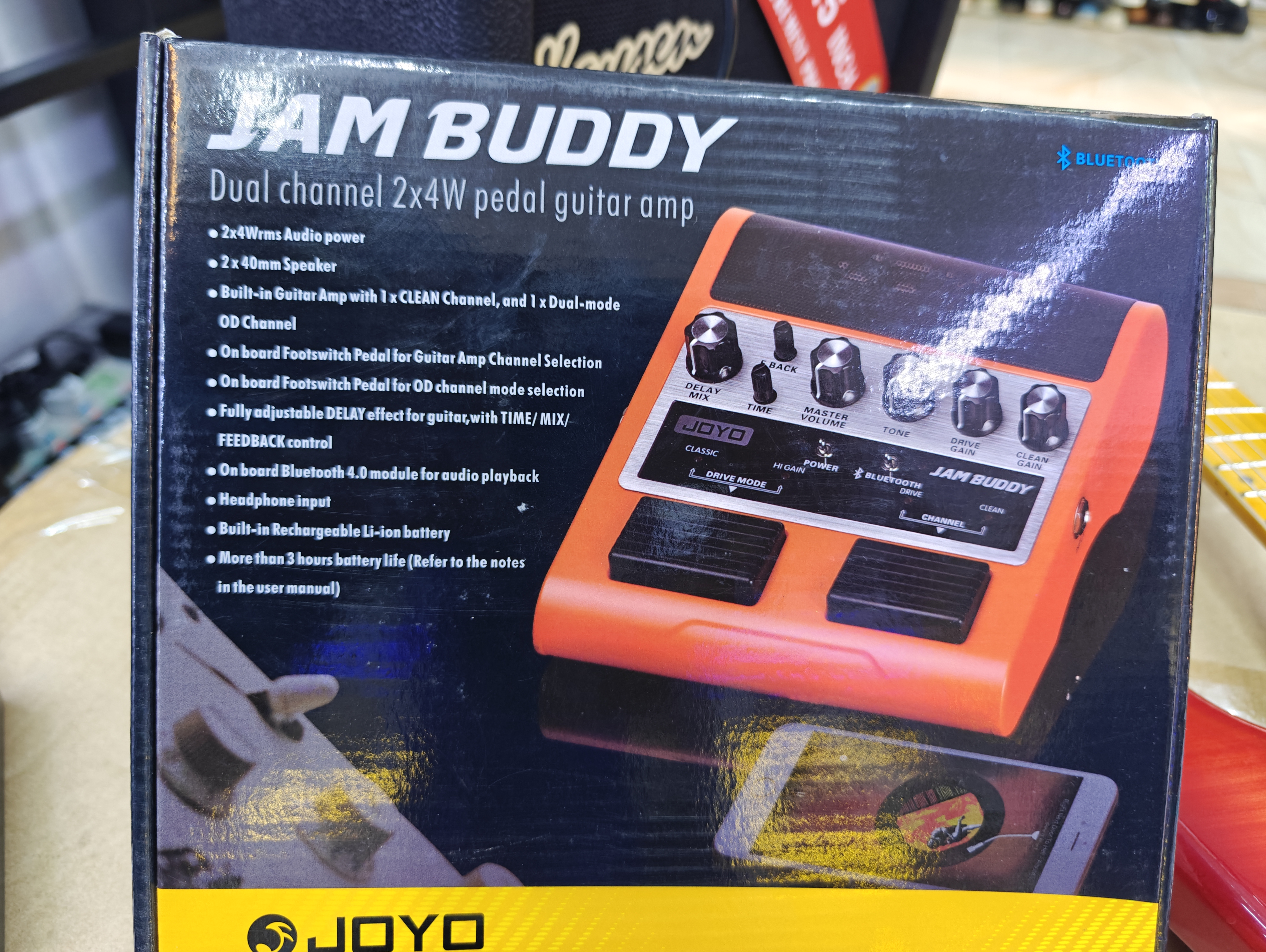JOYO Jam Buddy Dual Channel Pedal Guitar Amplifier
