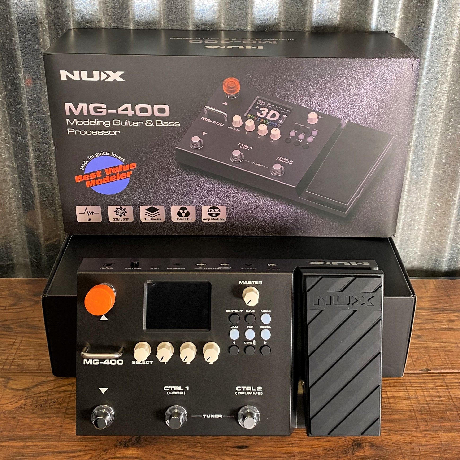 nux mg-400 effects list