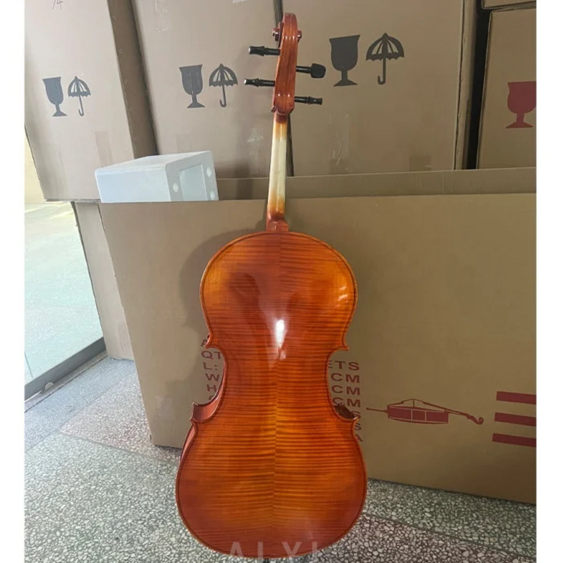 The Cello (Violoncello) is a versatile bowed string instrument in the violin family, celebrated for its rich, warm, and expressive sound. Positioned between the viola and double bass in size, the cello is ideal for orchestras, chamber music, solo performances, and music education.